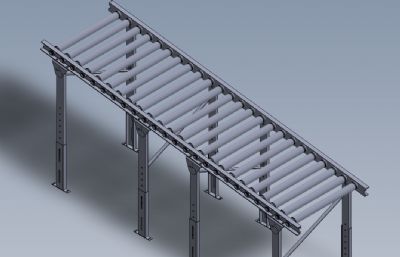 可分级可调滚筒输送机