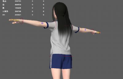 校服女孩女生 中小学生 小姑娘