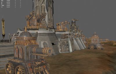 游戏战争城池 游戏战争阵地 塔防城池