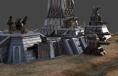 游戏战争城池 游戏战争阵地 塔防城池