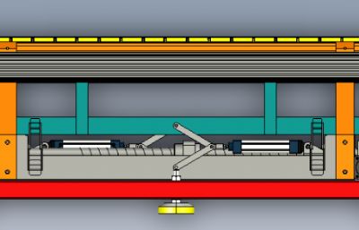 输送线-可调顶升拦截机构