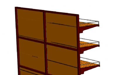 超市货架陈列架