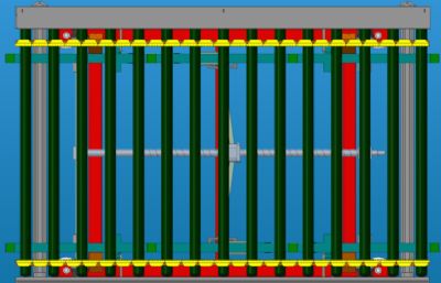 输送线-可调顶升拦截机构