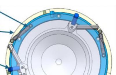 弹簧动力弹射机构