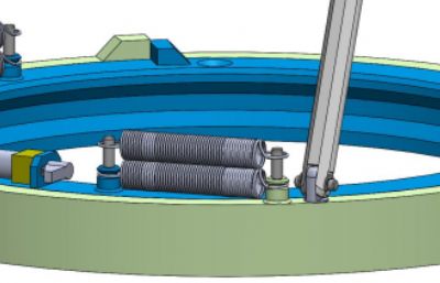 弹簧动力弹射机构