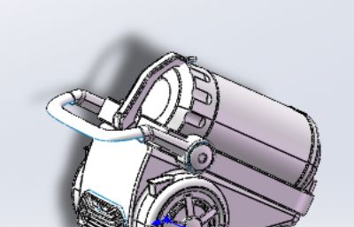 炮筒型吸尘器模型