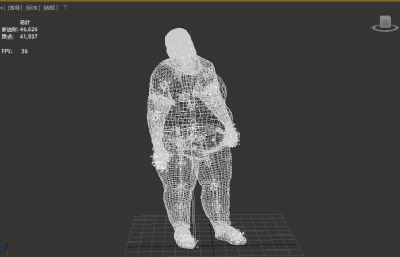 写实男性数字人 良子大胃袋 味真足抽象主播