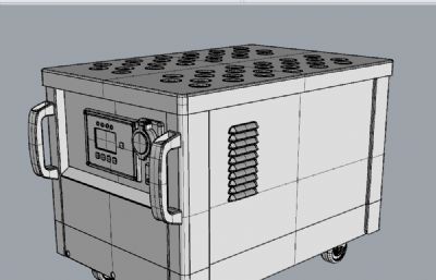 移动供电设备-产品设计建模渲染