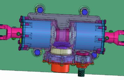 飞机翼机改变方向的传动原理