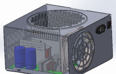电脑主机电源钣金盒