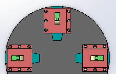 凸轮夹紧器-四头中心式