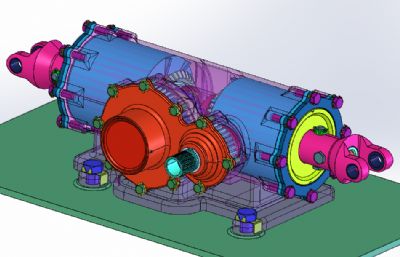 飞机翼机改变方向的传动原理