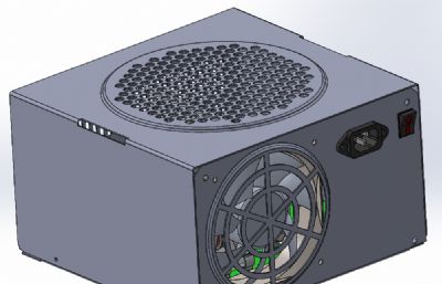 电脑主机电源钣金盒