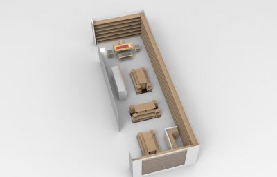 门店rhino模型