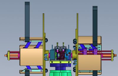 开卷机制动器传动结构