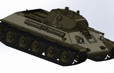 坦克玩具模型T-34