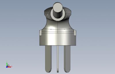 电源线插头prt模型