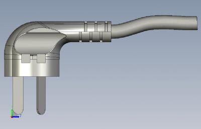 电源线插头prt模型
