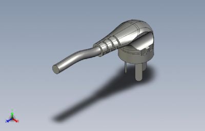 电源线插头prt模型