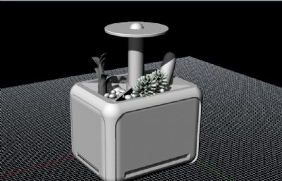 桌面绿植盆-多功能智能花盆