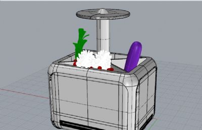 桌面绿植盆-多功能智能花盆