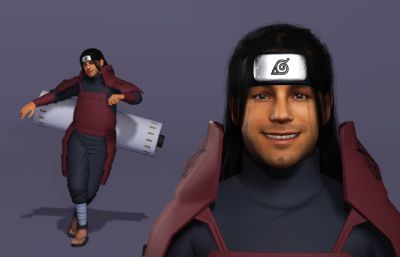 日本战国忍者 千手柱间施展木遁忍术 动漫卷轴