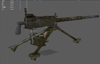 二战时期重机枪 老式机关枪