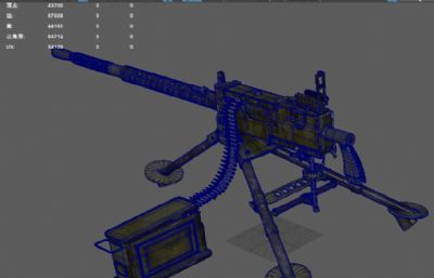 二战时期重机枪 老式机关枪