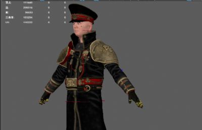 次时代欧美军官 游戏军人将军