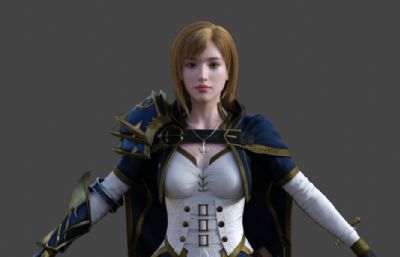 女法师 游戏女战士角色