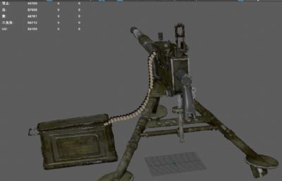 二战时期重机枪 老式机关枪