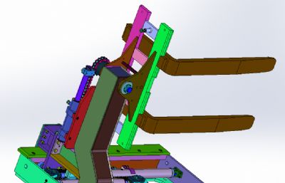 经典传动之卡车地盘180度旋轉机构