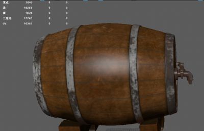 老式酒桶 木酒桶