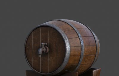 老式酒桶 木酒桶
