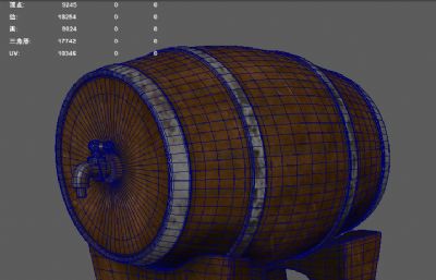 老式酒桶 木酒桶