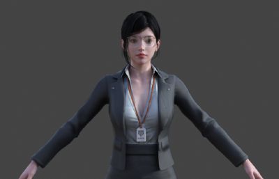 工作套装女秘书 上班族 女性人物