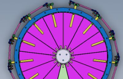 会动的涡轮减震器