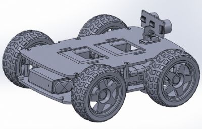 四驱机器人车底盘