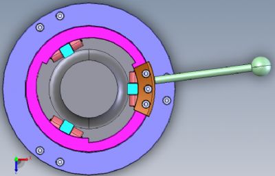 凸轮夹紧器三头圆形