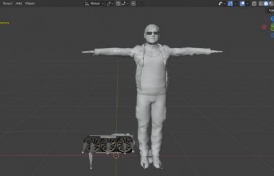 写实男性富豪数字人 显卡大佬 英伟达皮衣老黄