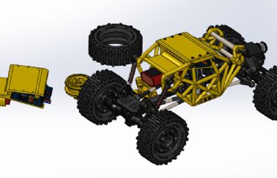 遥控微型攀爬车