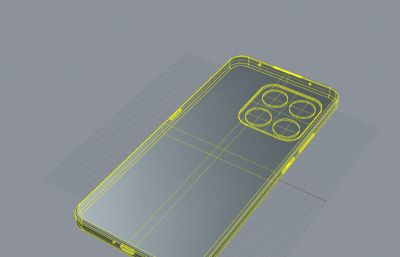 Honor荣耀400 Smart 5G外观模型