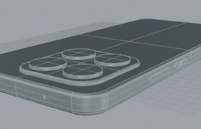 Honor荣耀400 Smart 5G外观模型