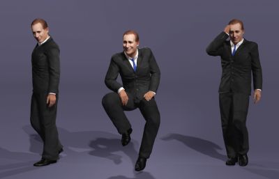 【全网独家】绝命律师写实男性数字人 次世代好莱坞演员 打电话夸夸其谈动画