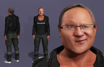 显卡大佬 英伟达皮衣老黄 AI科技首富跳舞(网盘下载)
