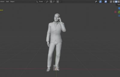 【全网独家】绝命律师写实男性数字人 次世代好莱坞演员 打电话夸夸其谈动画