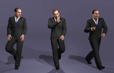 【全网独家】绝命律师写实男性数字人 次世代好莱坞演员 打电话夸夸其谈动画