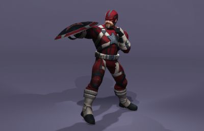 雷霆特攻队红色守卫者 苏联队长盾牌 漫威次世代猛男壮汉