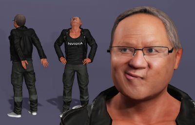 显卡大佬 英伟达皮衣老黄 AI科技首富跳舞(网盘下载)