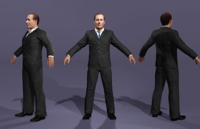 【全网独家】绝命律师写实男性数字人 次世代好莱坞演员 打电话夸夸其谈动画